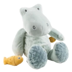 Nattou - Roméo Jules Sally - Peluche Crocodile Vert 30 Cm