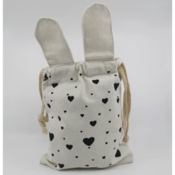 Sac à Doudou - Mon Coeur - Coton - 20 X 23 Cm