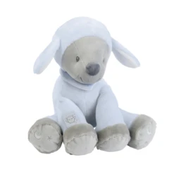 Nattou Sam Et Toby Peluche Mouton Bleu Gris 30 Cm