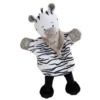 Baby'Nat Savane Doudou Marionnette Zèbre Blanc Noir