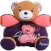 Kaloo Sweet Life Peluche Ours Orange Violet Amour
