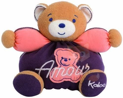 Kaloo Sweet Life Peluche Ours Orange Violet Amour