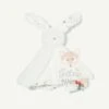 Tape à L'oeil - Doudou Plat Lapin Blanc étoile 30 Cm
