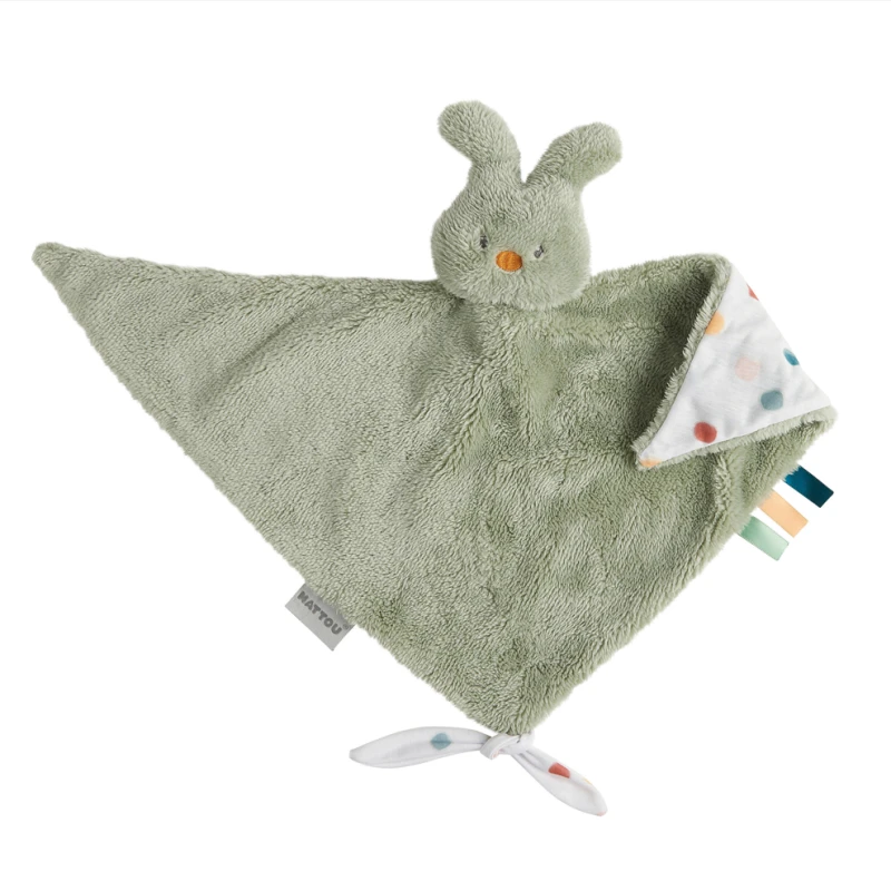 Nattou - Tipidou - Maxi Doudou Lapin Vert 40 Cm – Image 2