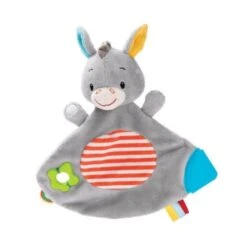 Minimi - Titus L'âne - Doudou éveil Gris 20 Cm