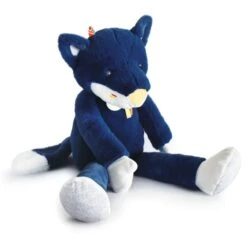 Doudou Et Compagnie - Tiwipi - Peluche Géante Loup Bleu 60 Cm