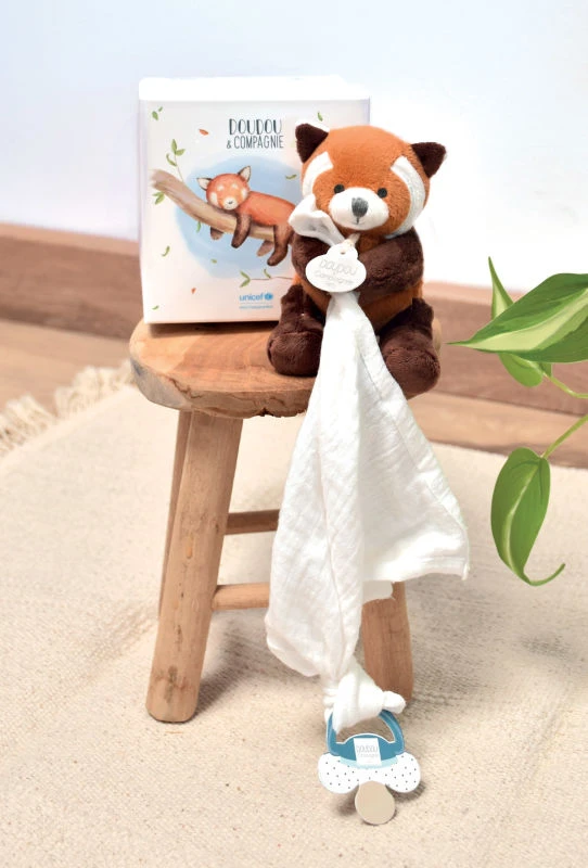 Doudou Et Compagnie - UNICEF - Doudou Lange Panda Roux – Image 2
